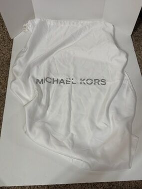 Michael Kors White Drawstring Logo‎ Dust Bag